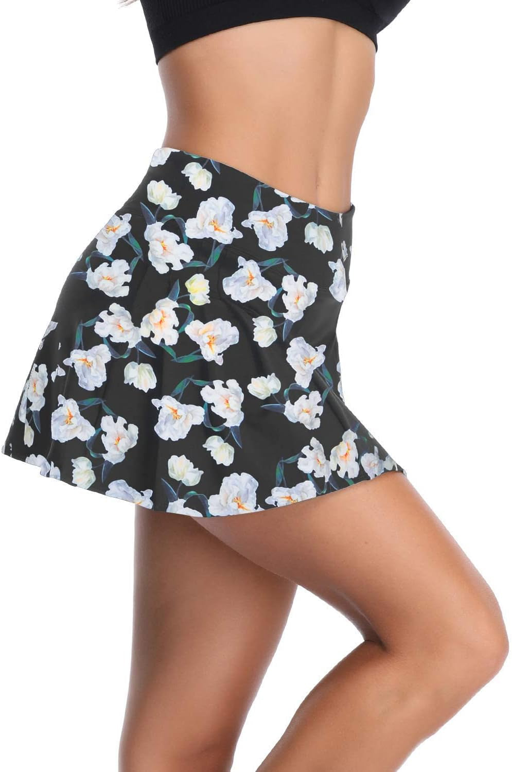 Womens Tennis Skirt Pleated Workout Golf Skirts with Pockets Lightweight Skorts for Tennis Golf Running Yoga