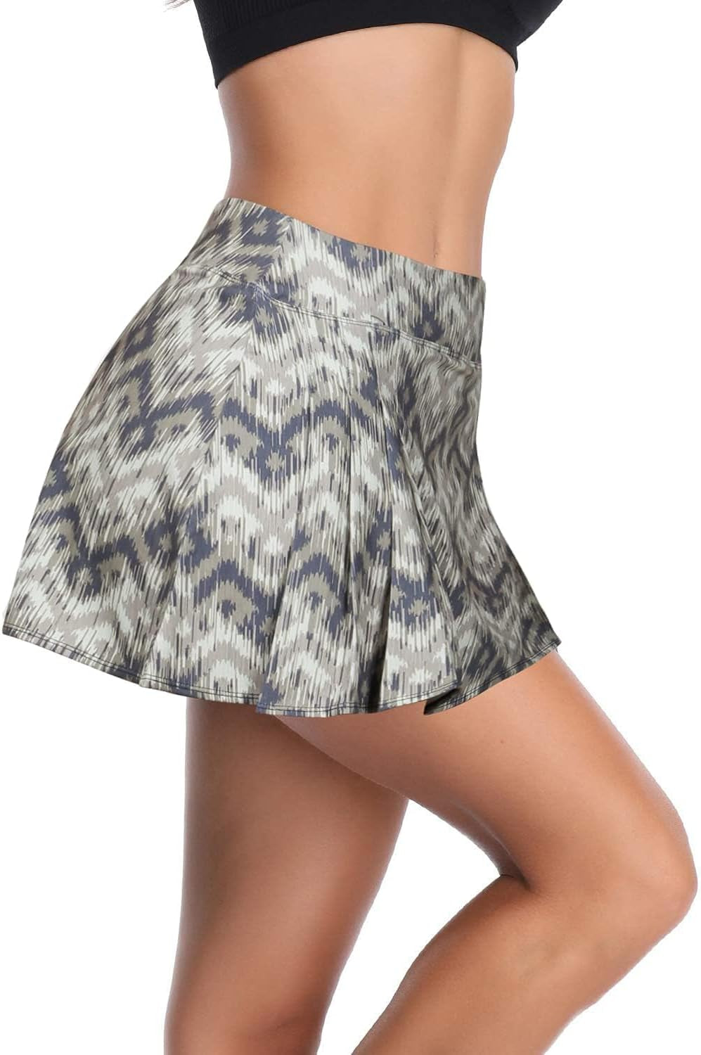 Womens Tennis Skirt Pleated Workout Golf Skirts with Pockets Lightweight Skorts for Tennis Golf Running Yoga