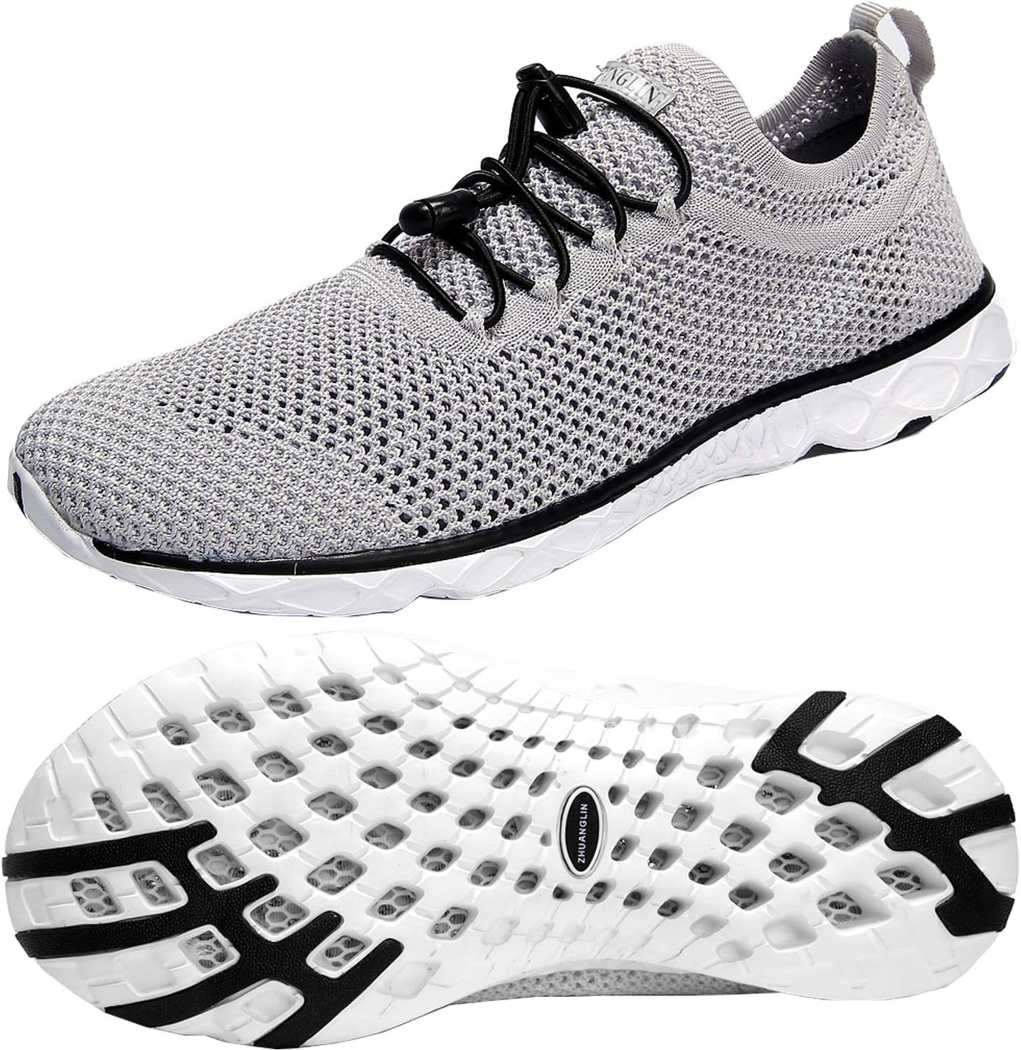 Women'S Quick Drying Aqua Water Shoes,3-Second Drainage & All-Terrain for Swimming,Hiking,Yoga